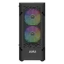 Gabinete Gamer Gamdias Aura Gc7 3 Fans ARGB S/fonte Midtower Vidro Temperado Preto - Aura Gc7