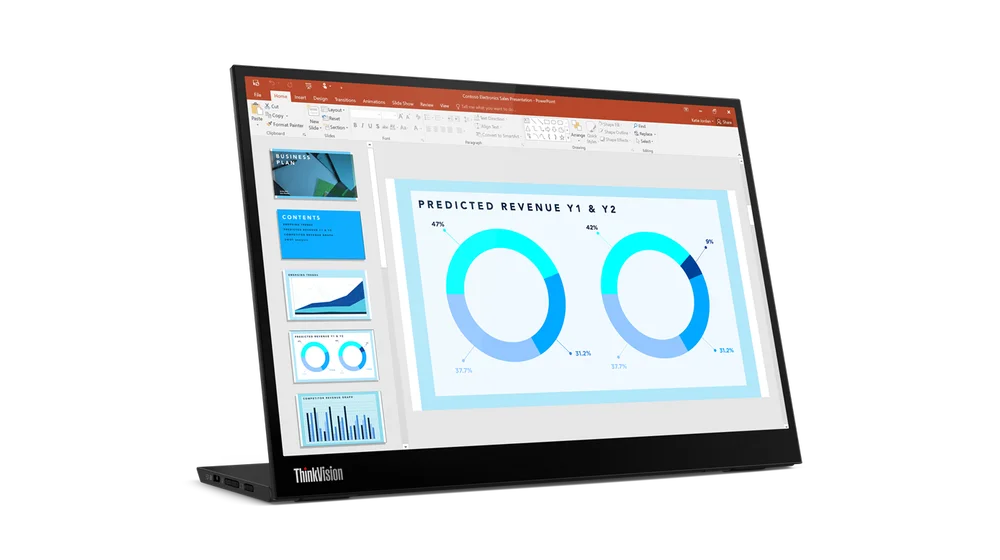 Lenovo 14インチ ディスプレイ セット 机は狭いけどマルチディスプレイで仕事がしたい！ それなら