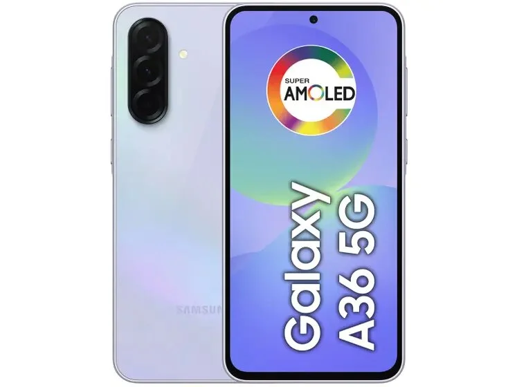 Smartphone Samsung Galaxy A36 256gb 5g - Violeta, Câmera Tripla 50mp, Ram 8GB, Tela 6.7”
