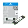 SSD 1TB Crucial E100, M.2 2280 NVMe PCie Gen 4x4, Leitura 5000MB/s, Gravação 4500MB/s - Ct1000e100ssd8