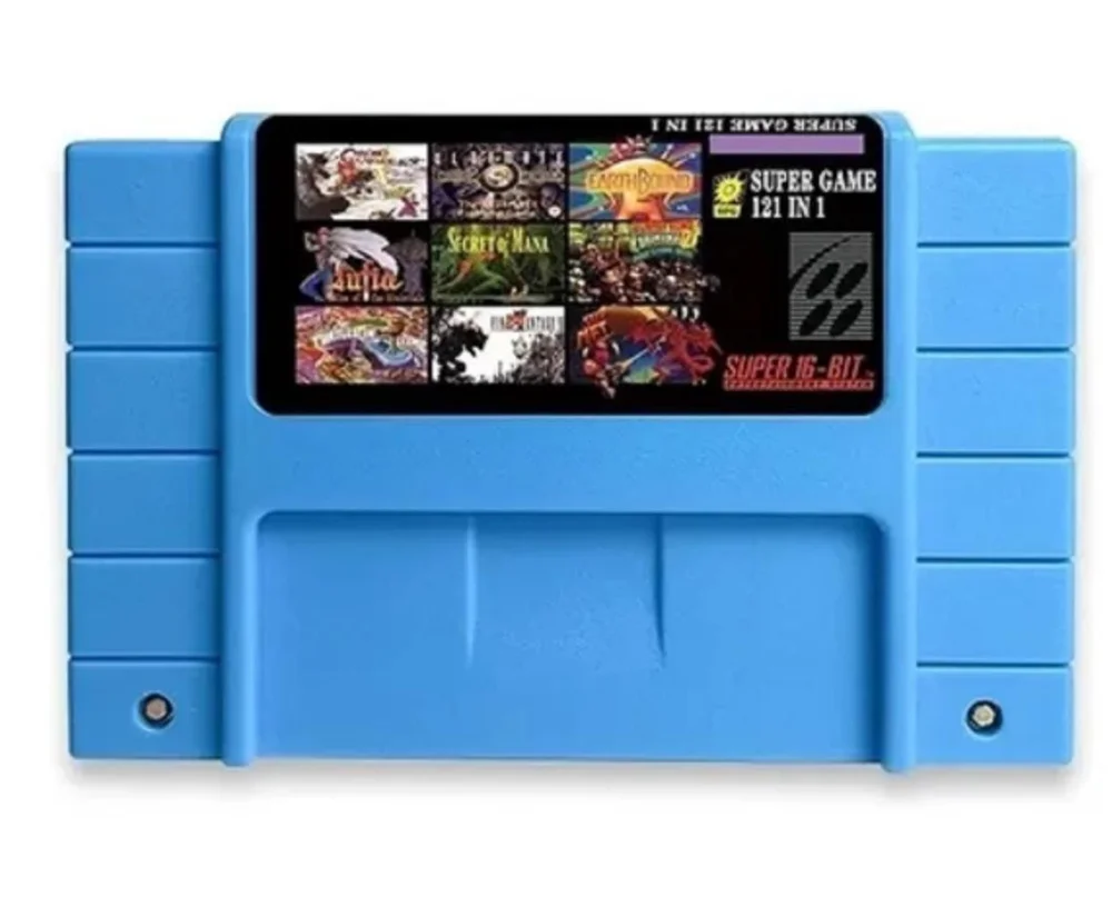 Jogo Super Nintendo Cartucho com 110 Jogos Jogo Super Nintendo Cartucho com 110 Jogos