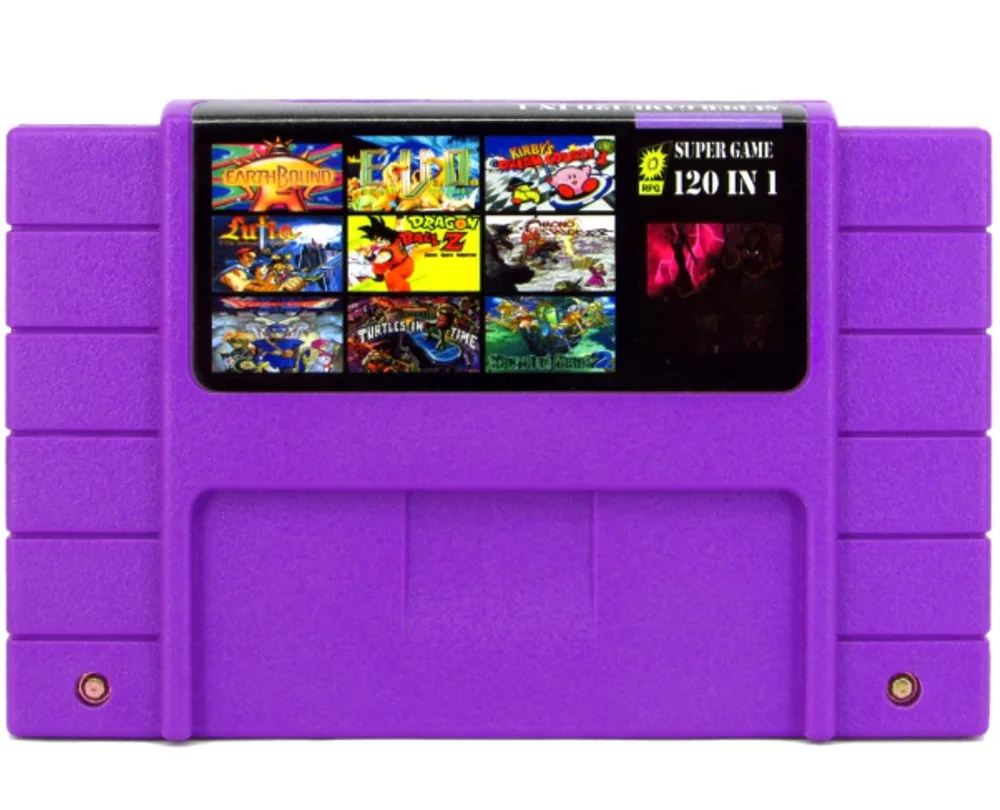 Jogo Super Nintendo Cartucho com 110 Jogos Jogo Super Nintendo Cartucho com 110 Jogos