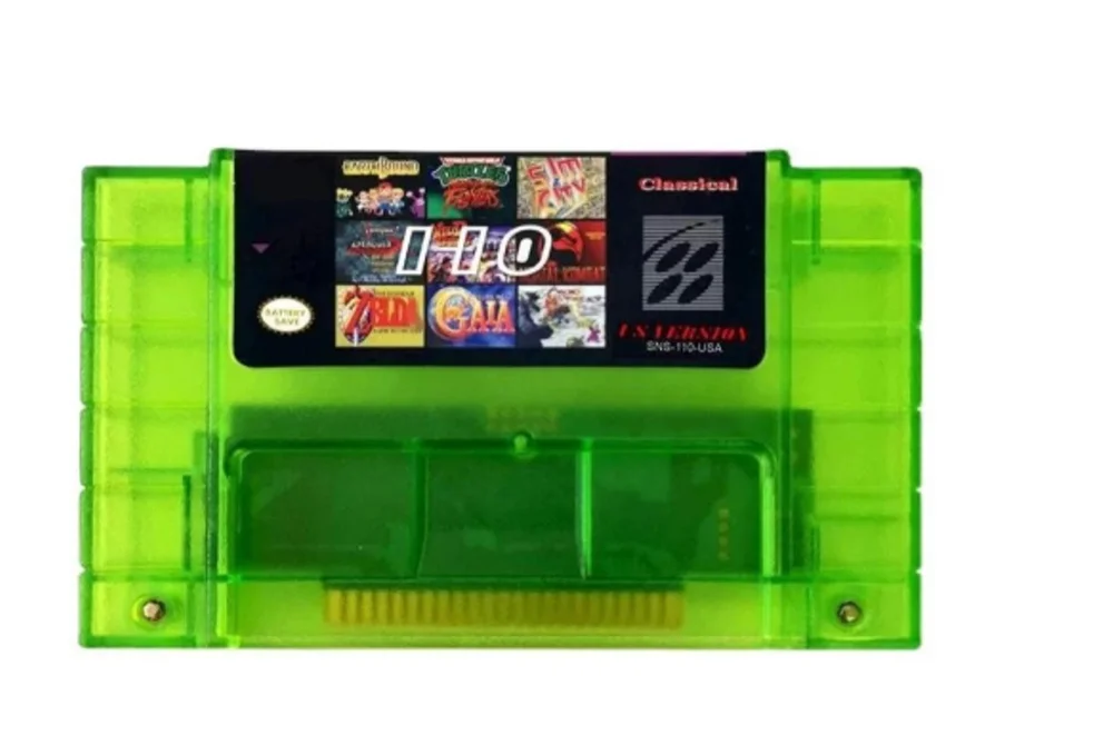 Jogo Super Nintendo Cartucho com 110 Jogos Jogo Super Nintendo Cartucho com 110 Jogos