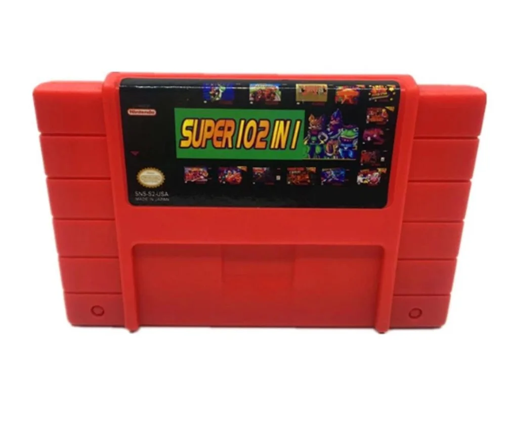 Jogo Super Nintendo Cartucho com 110 Jogos Jogo Super Nintendo Cartucho com 110 Jogos