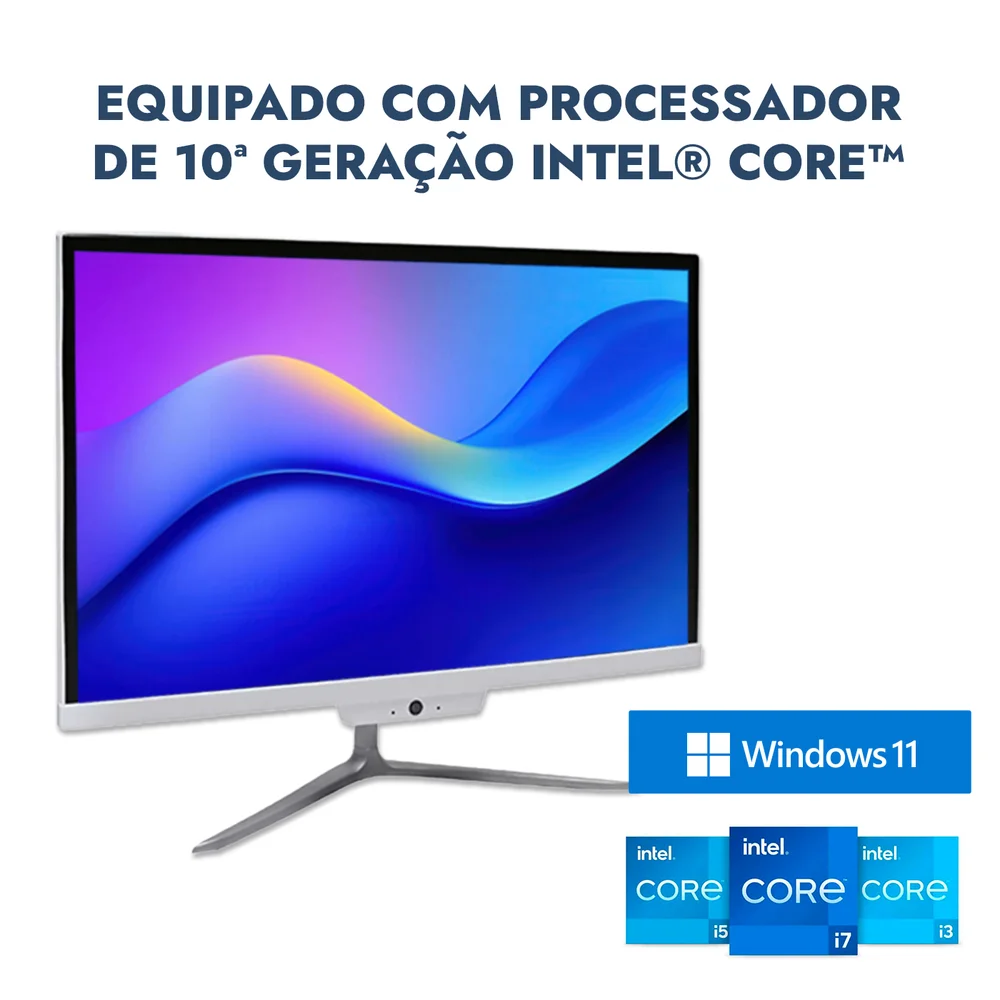 "Computador All In One 21,5"" Intel Core i5 10ª Geração, 16gb Ram, SSD 512gb" em Campinas - foto 4