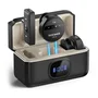 Sistema Microfone Sem Fio Neewer Km18 Usb C Lapela Preto