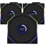 Kit 3 Cooler Lian Li Gamer Uni Fan Tl Wireless Lcd 120 ARGB