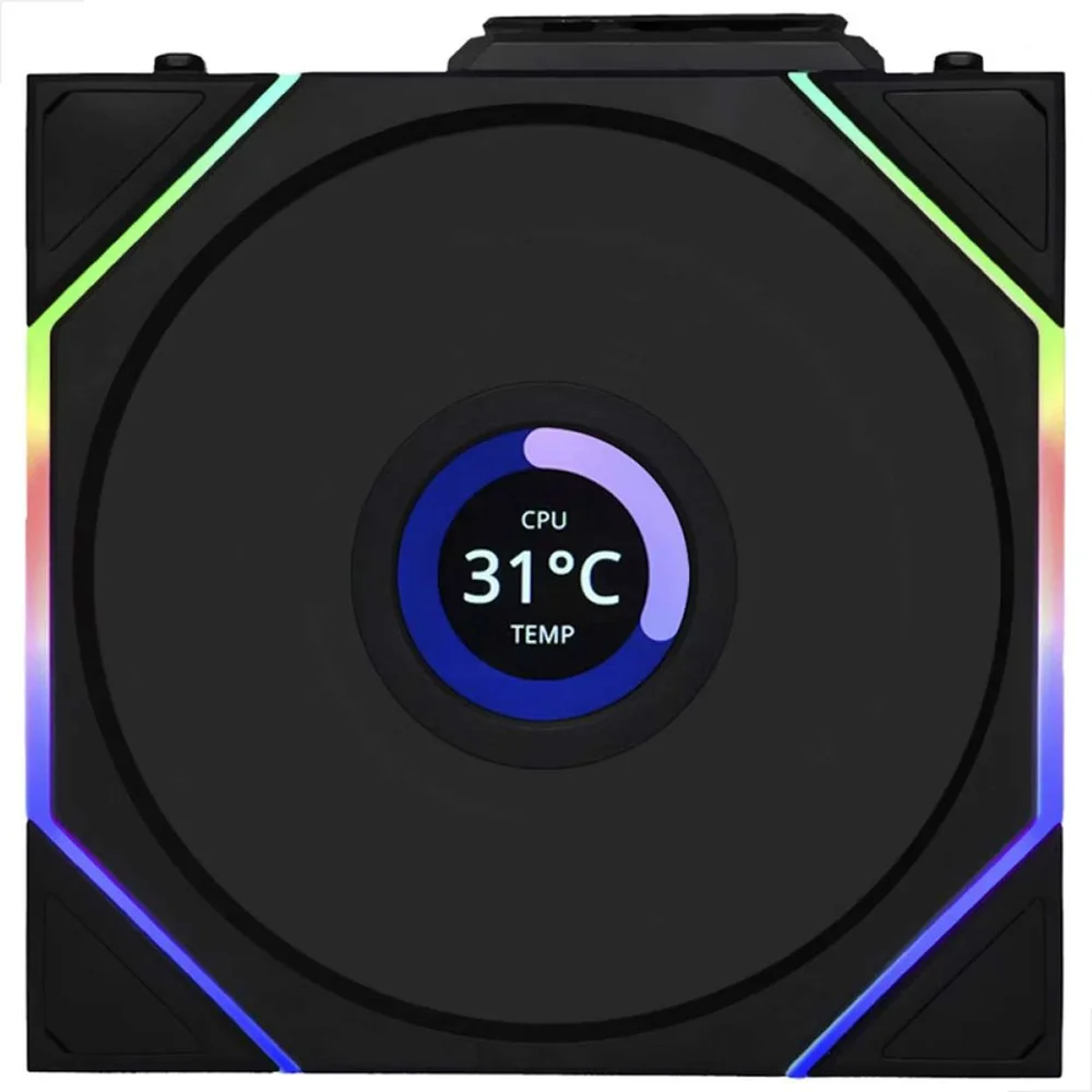 Kit 3 Cooler Lian Li Gamer Uni Fan Tl Wireless Lcd 120 ARGB Kit 3 Cooler Lian Li Gamer Uni Fan Tl Wireless Lcd 120 ARGB
