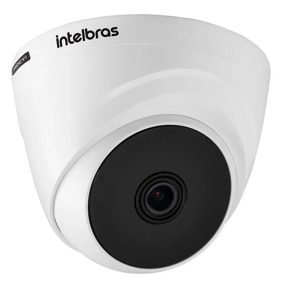 Kit 2 Câmeras Dome Vhl 1220 D G2 Hdcvi 2mp Full Hd 1080p + Dvr  Intelbras Mhdx 1204 4 Canais H.265+