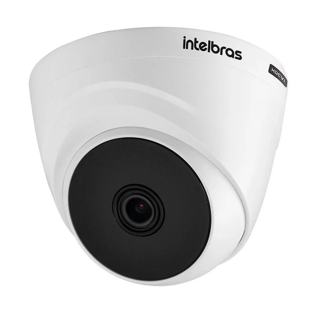 Kit 2 Câmeras Dome Vhl 1220 D G2 Hdcvi 2mp Full Hd 1080p + Dvr  Intelbras Mhdx 1204 4 Canais H.265+