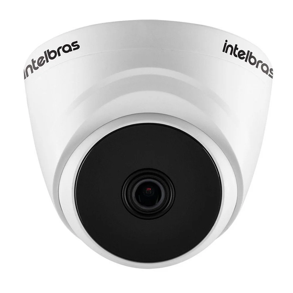 Kit 2 Câmeras Dome Vhl 1220 D G2 Hdcvi 2mp Full Hd 1080p + Dvr  Intelbras Mhdx 1204 4 Canais H.265+