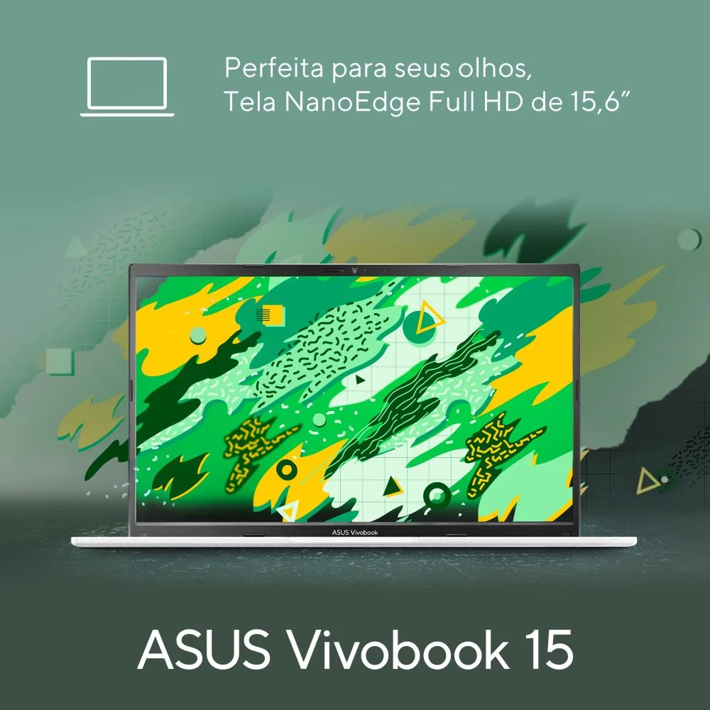 Notebook Asus Vivobook 15 M1502ya Amd Ryzen 7 5825u 8GB Ram 512gb SSD Linux Keepos 15,6" Fhd Cool Silver - Nj611 Notebook Asus Vivobook 15 M1502ya Amd Ryzen 7 5825u 8GB Ram 512gb SSD Linux Keepos 15,6" Fhd Cool Silver - Nj611