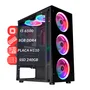 PC Computador Gamer Com Fans RGB i5 6500 Placa H110 8GB Ddr4 SSD 240GB 500w