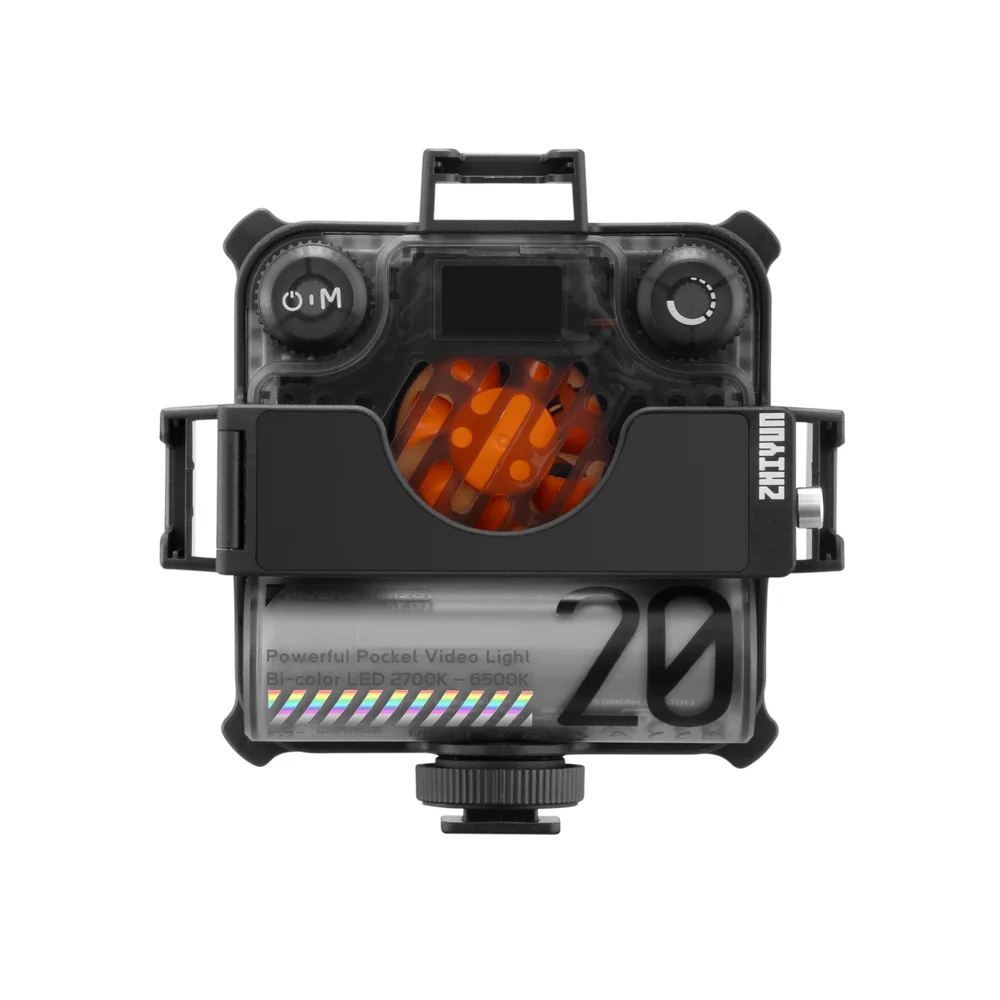 Mini Iluminador LED Zhiyun Fiveray M20 Pocket Vídeo Light Bicolor 20w Standard Mini Iluminador LED Zhiyun Fiveray M20 Pocket Vídeo Light Bicolor 20w Standard