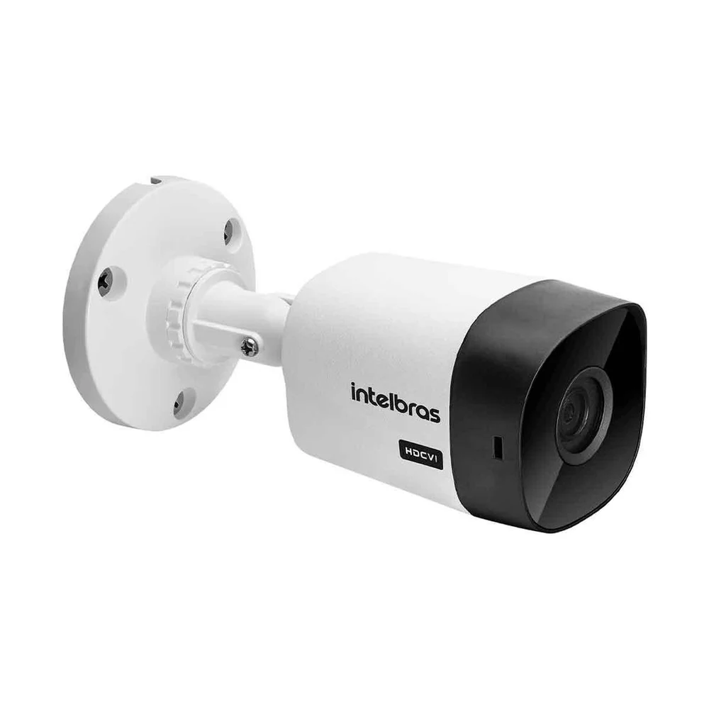 Kit 6 Câmeras Intelbras Vhc 1120 B Hd 720p Visão Noturna 20m + Dvr Digital De Vídeo Mhdx 1008-c