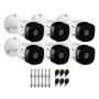 Kit 6 Câmeras Intelbras Vhl 1220 B G2 Bullet Hdcvi Lite Full Hd 1080p Visão Noturna 20m + Conector