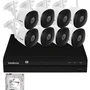 Kit 8 Câmeras Intelbras Im5 Full Hd Nvd 1408 Intelbras Com Hd 2TB.