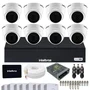 Kit Intelbras 8 Câmeras Vhl 1120d Ir 20m, Dvr 8 Canais Mhdx 1108-c Intelbras SSD 512gb.