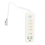 Filtro De Linha Bivolt 10a Cabo 2m 5 Tomadas 4 Usb Xc-fl-01 X-cell