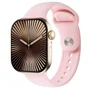 Smart Watch S10 Relogio 47mm Microwear   Bluetooth Lançamento Chatgpt Nfc Gps Serie 10 Cor Rosa