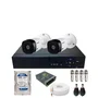 Kit Cftv 2 Câmeras Intelbras 1120b Hd Dvr De 04 Canais Alta Performance Acompanha Hd 500gb No Dvr