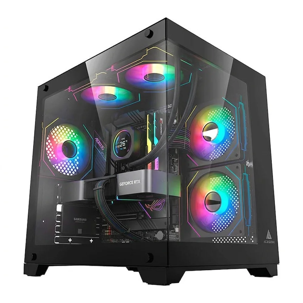 PC Gamer Aquário Amd Ryzen 5 8400F, RTX 5060 Ti 16gb, 32gb Ddr5, Nvme 2TB, W11 - Balão.info