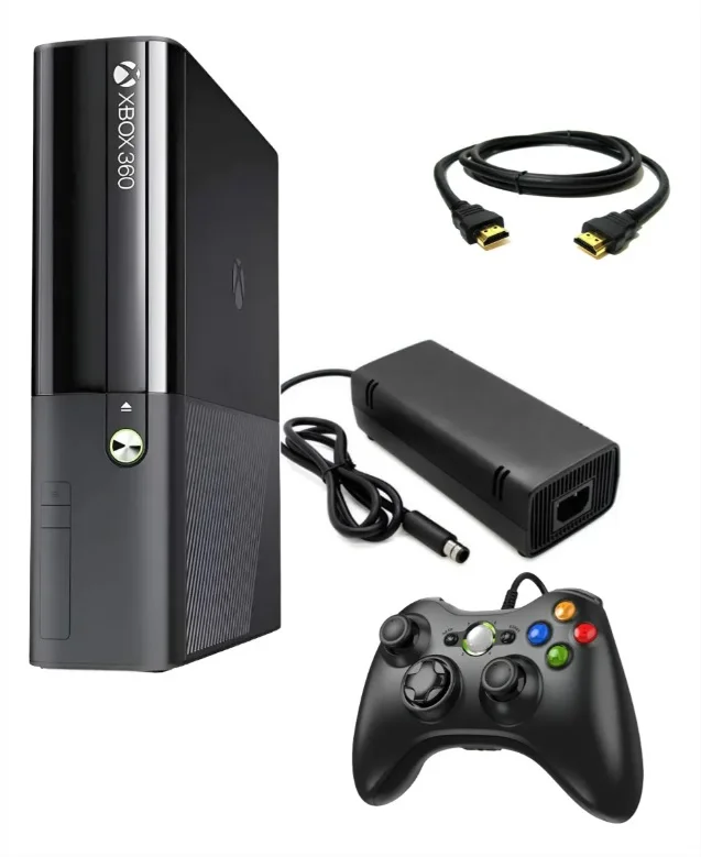 Console 360 120GB Standard Cor Matte Black + 1 Controle Com Fio Console 360 120GB Standard Cor Matte Black + 1 Controle Com Fio