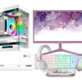 PC Gamer Completo Branco Intel i5 Memoria Ram 16gb SSD 240GB Monitor HDMI Kit Gamer Branco