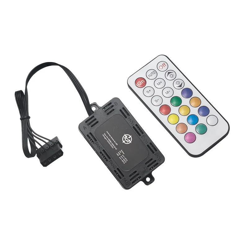 Kit 3 Fans Tgt Multi LED RGB Com Controladora 120mm - Tgt-mrg120-RGB3