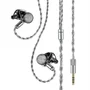 Fone De Ouvido Moondrop Meteor In-ear Planar – Tribrid Hifi, Driver De 13mm E Cabo Balanceado