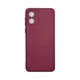 Capa Motorola E13 Silicone Aveludada Protege Câmera Colorida Capinha Anti Impacto Moto E13:vinho