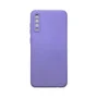 Capa Samsung A70  Silicone Aveludada Protege Câmera Colorida Capinha Anti Impacto A70:roxo