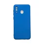 Capa Samsung A20 / A30 Silicone Aveludada Protege Câmera Colorida Capinha Anti Impacto A20 / A30:azul