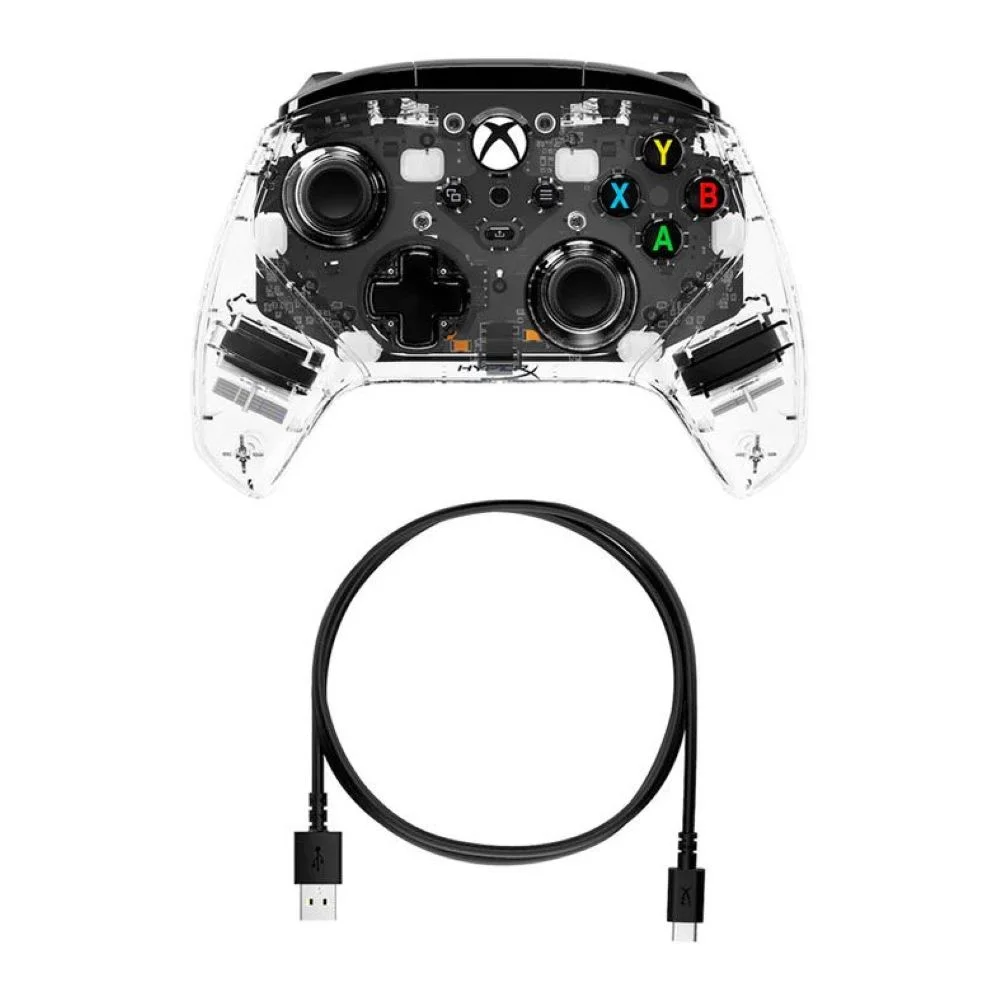 Controle Joystick Gamer Hyperx Clutch Gladiate RGB Transparente 7d6h2aa Controle Joystick Gamer Hyperx Clutch Gladiate RGB Transparente 7d6h2aa
