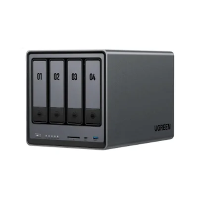 Storage Nas Ugreen Torre 112TB S/hd 4 Baias Intel N100 Quad-core + 2p Lan 2.5gbe - Dxp4800