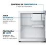 Frigobar Mondial 46l Porta Reversível Branco Fgb-01-w50 Frigobar 50l -  Fgb-01-w50 - 220v/60hz