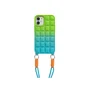 Capa Capinha Case Silicone Com Suporte Alça Ajustável Salva Celular Festa Balada Iphone 14 Pro Max