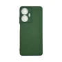 Capa Realme C55 Silicone Aveludada Protege Câmera Colorida Capinha Anti Impacto Realme C55:verde Escuro