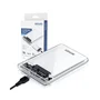 Case Externo HD e SSD Kit 5 un. Exbom Transparente Sata 2.5 Usb 3.0 Compatível com Notebooks, PC, TV e Jogos Console