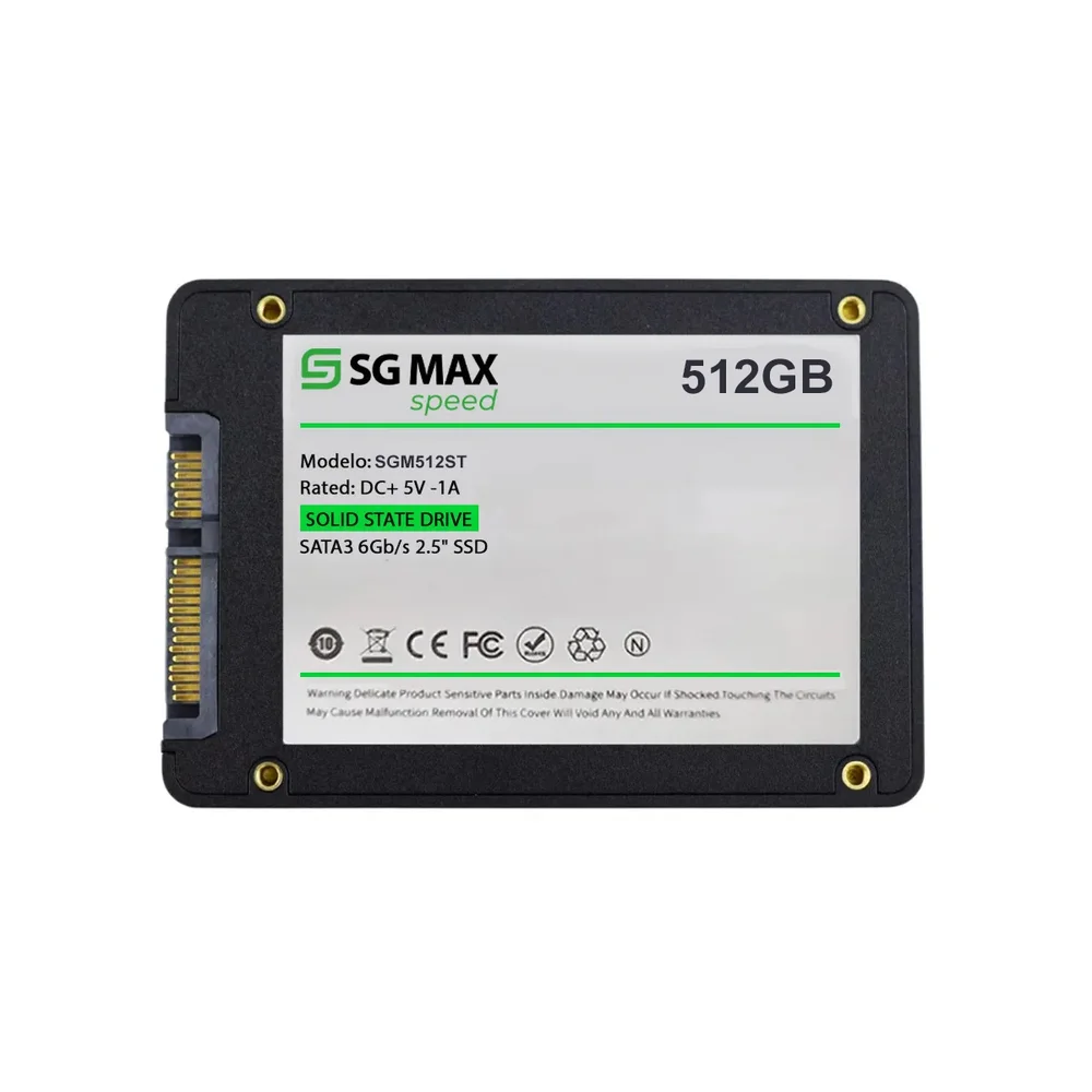 SSD  512gb 2.5 Sata 3 560mbs Leit 520mbs Grav Sgm512st Sgmax - view 4