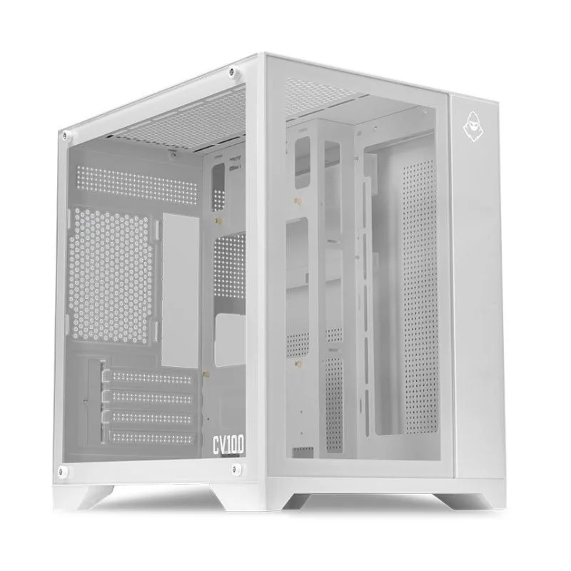 Gabinete Gamer Mancer Cv100 Mid-tower Lateral De Vidro Branco- Mcr-cv100-wh Gabinete Gamer Mancer Cv100 Mid-tower Lateral De Vidro Branco- Mcr-cv100-wh