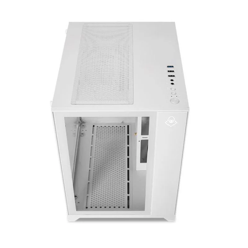 Gabinete Gamer Mancer Cv100 Mid-tower Lateral De Vidro Branco- Mcr-cv100-wh Gabinete Gamer Mancer Cv100 Mid-tower Lateral De Vidro Branco- Mcr-cv100-wh