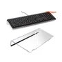 Suporte Acrílico Para Teclado De Computador Teclado De 78 Teclas Elevador Bandeja Antiderrapante Transparente Suporte De