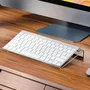 Suporte Acrílico Para Teclado De Computador Teclado De 78 Teclas Elevador Bandeja Antiderrapante Transparente Suporte De
