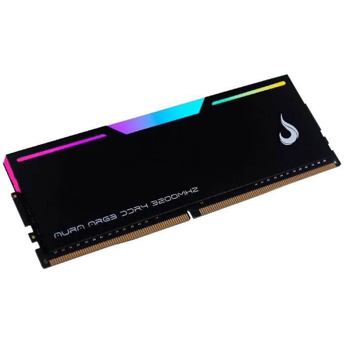 Memória RAM Gamer Rise Mode Aura, ARGB, 8GB, 3200MHz, DDR4, CL19, Preto - RM-D4AB-8G-3200ARGB Memória RAM Gamer Rise Mode Aura, ARGB, 8GB, 3200MHz, DDR4, CL19, Preto - RM-D4AB-8G-3200ARGB