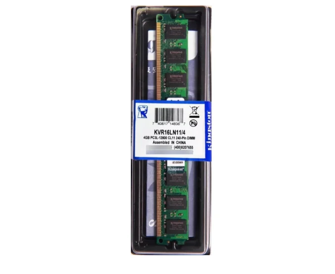 Memória Kingston Ddr3, 4GB 1600 Mhz, Desktop 1.35v Memória Kingston Ddr3, 4GB 1600 Mhz, Desktop 1.35v