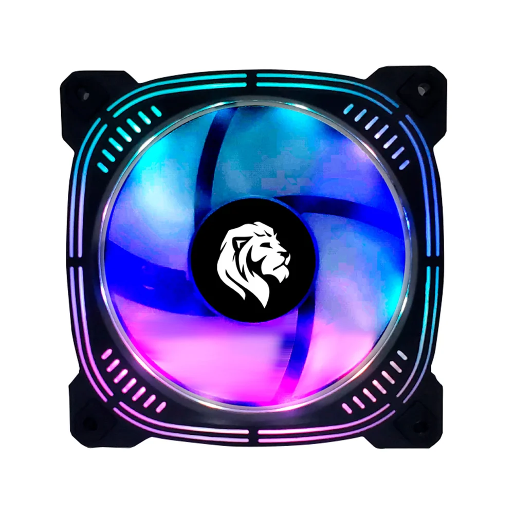 Cooler Fan RGB Hayom, 120mm, Silencioso, 4 Pinos Molex, Efeito Infinity, Tipo Slave, Preto - Fc1310 Cooler Fan RGB Hayom, 120mm, Silencioso, 4 Pinos Molex, Efeito Infinity, Tipo Slave, Preto - Fc1310