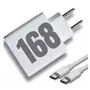 Carregador Android Turbo 168w Duo Compativel Tipo C