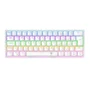 Teclado Mecanico Gamer Arena Pro Rainbow Wireless Dust-proof Brown T-dagger T-tgk321w Pro-br Pt Branco