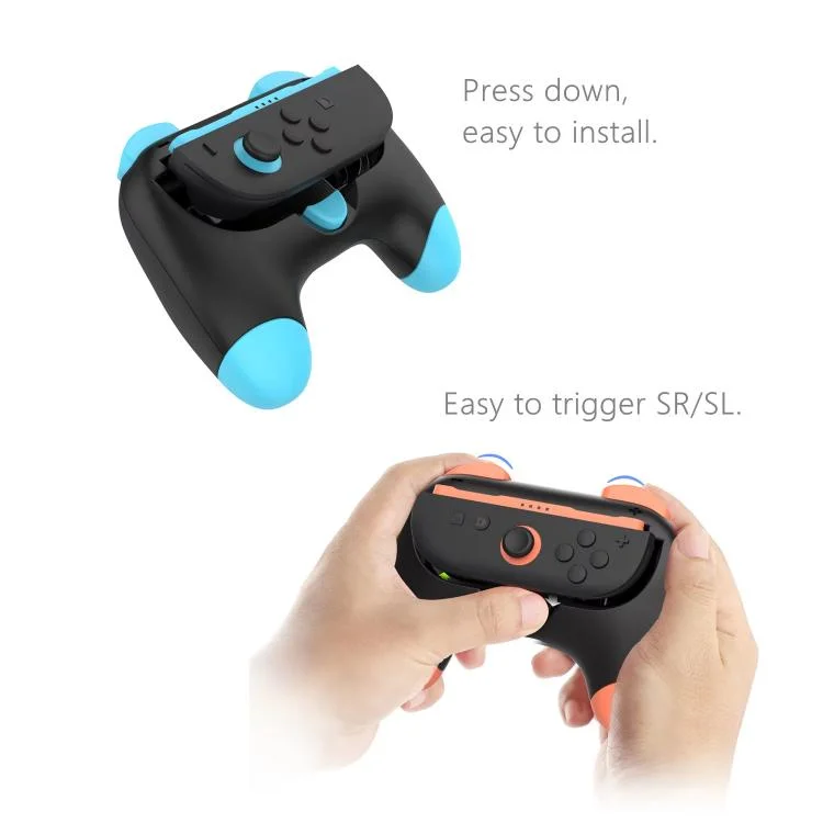 Suporte De Controle Esquerdo E Direito Dobe Para Controles Joy-con Do Nintendo Switch 2 Preto Suporte De Controle Esquerdo E Direito Dobe Para Controles Joy-con Do Nintendo Switch 2 Preto